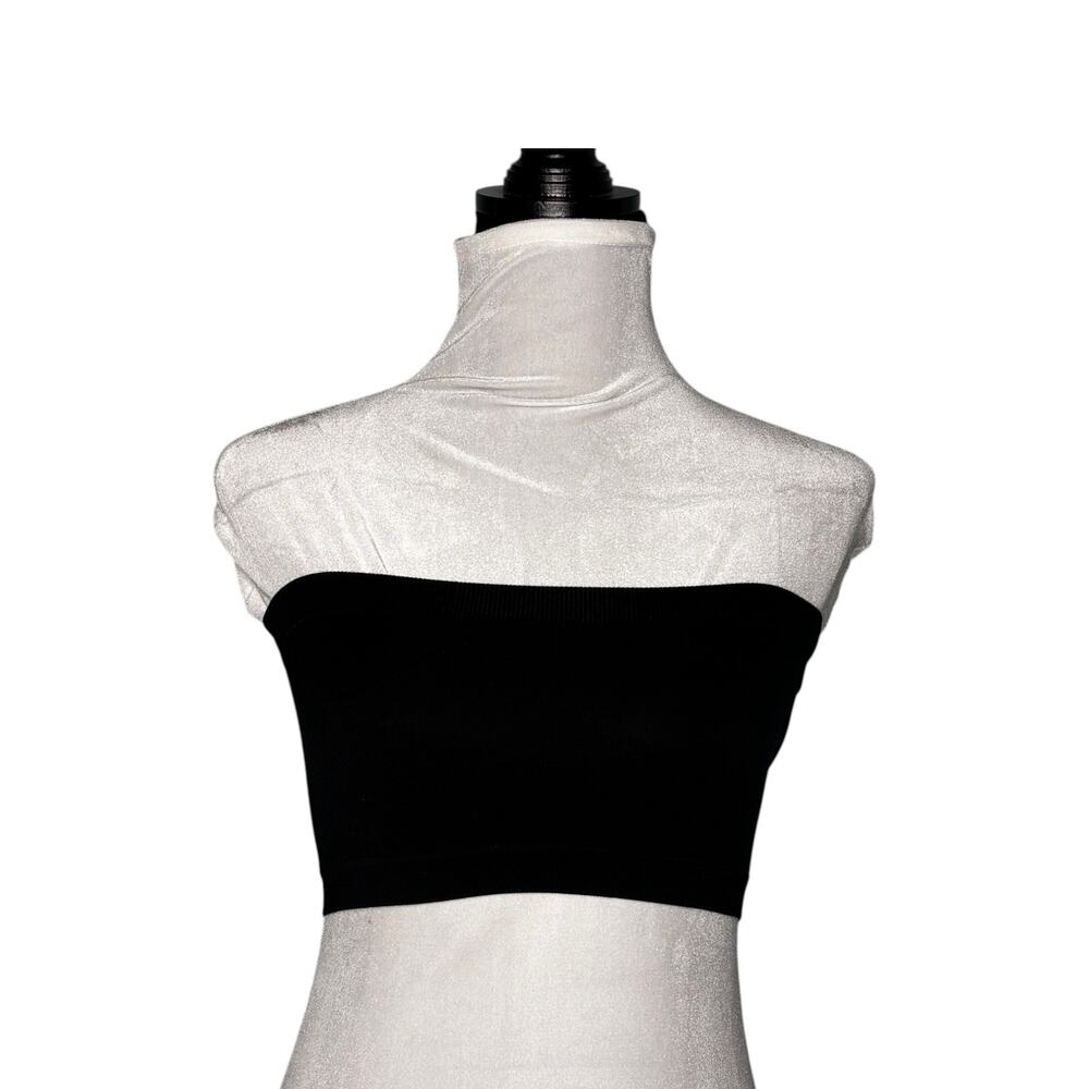 Zenana Strapless Tube Bra Black One Size Fits All